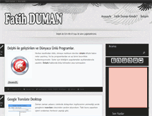 Tablet Screenshot of fatihduman.net